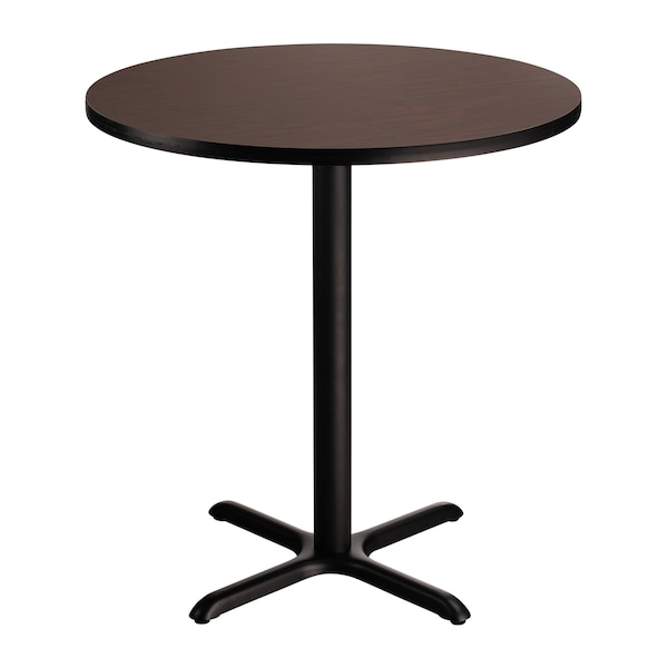 National Public Seating NPS Cafe Table, 36 Round, X Base, 36 Height CT13636XCMY - main